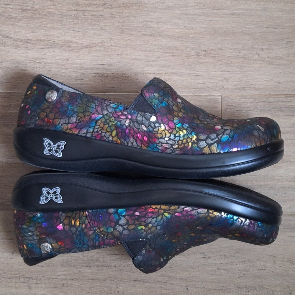 Alegria Keli Minnow Rainbow EU 40 US 9.5/10 Nursing Medical Skid resistant shoes - Picture 6 of 13